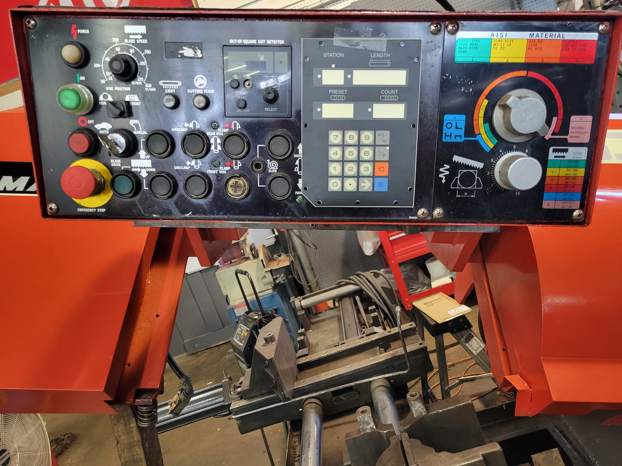K Amada HFA-330W Horizontal Bandsaw (#4800)